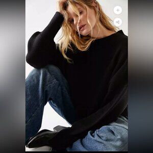 FREE PEOPLE Oversized Crop Sweater